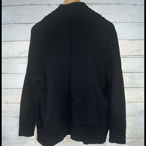 J. Crew Black Thick Cardigan Sweater - Picture 2 of 6